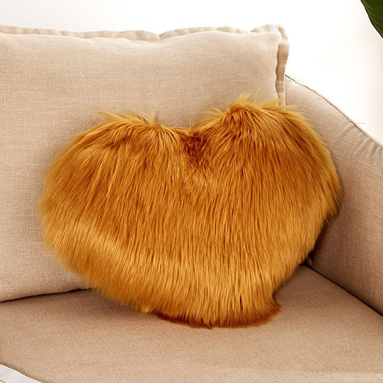 Fluffy Heart Pillow with Insert | Pillow Heart Shaped