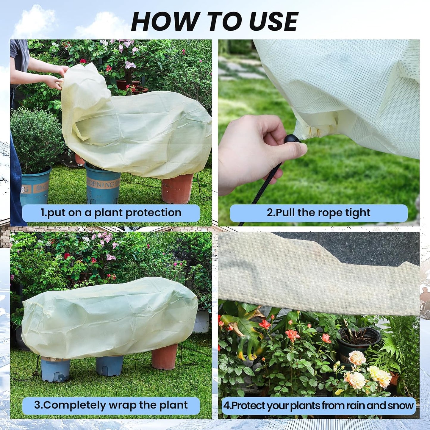 Winter Cover for Plants