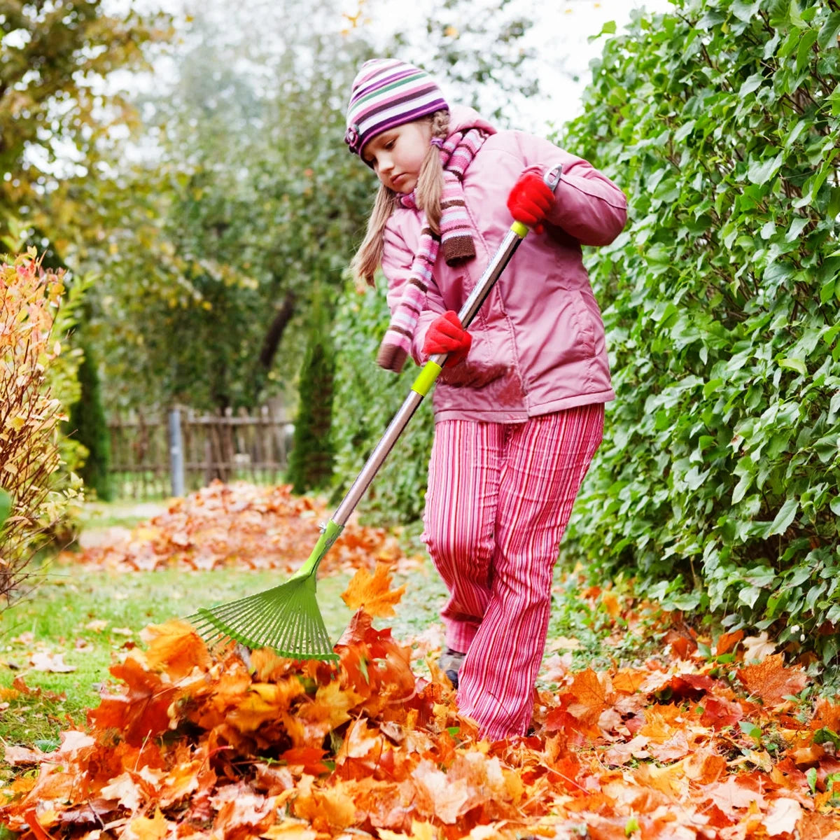 Leaf Scoops and Leaf Raker Set
