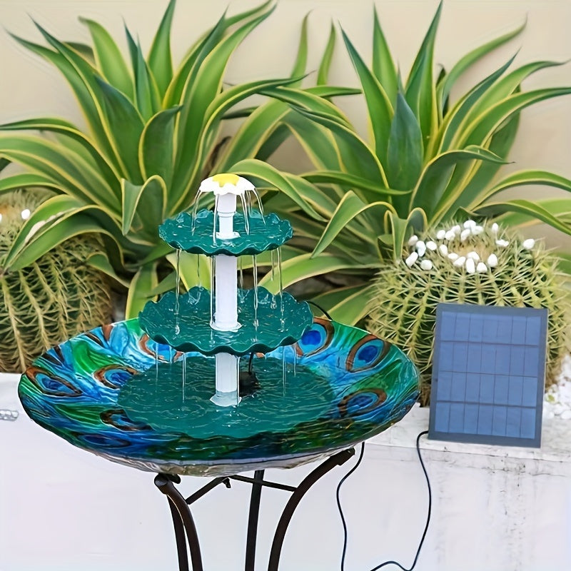 3 Tier Solar Bird Bath