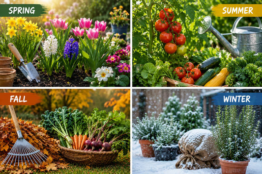 The Complete Seasonal Gardening Guide for a Thriving Garden Year-Round