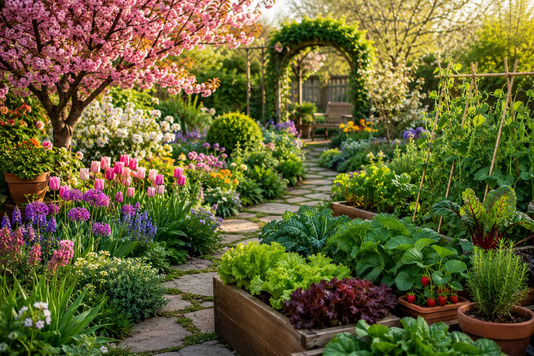  Gorgeous Spring Garden Landscape