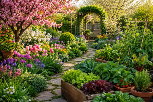  Gorgeous Spring Garden Landscape