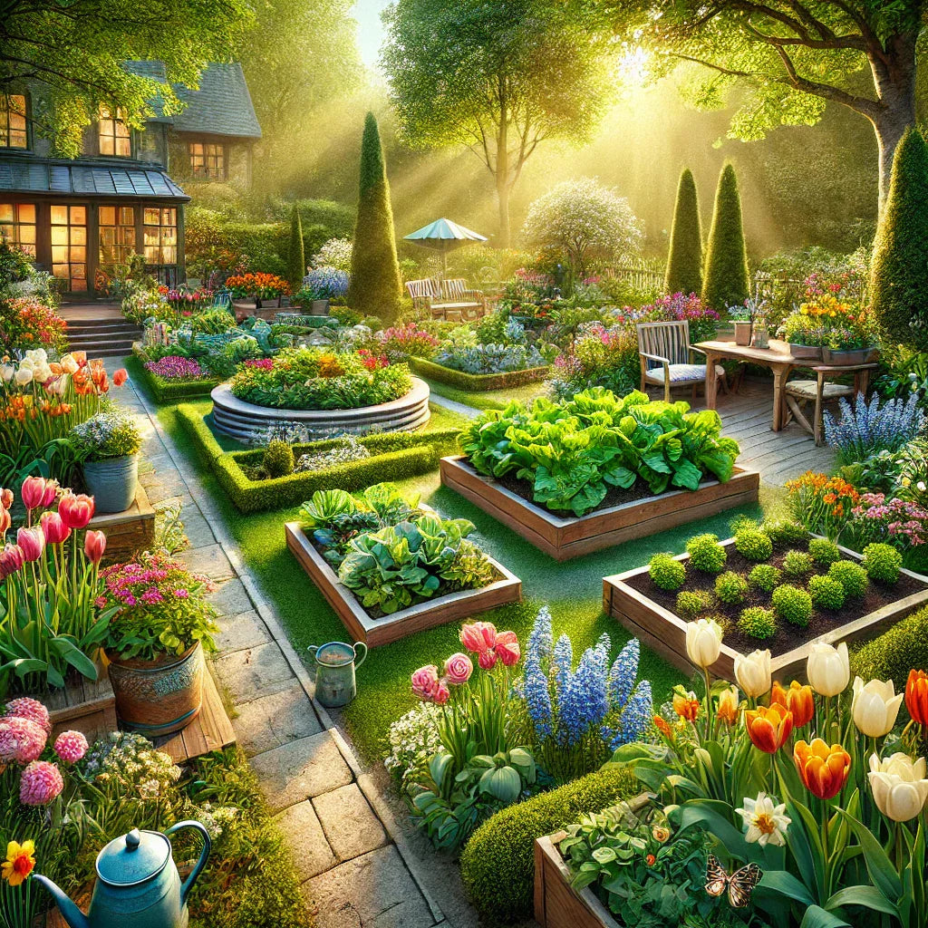 Spring Garden Landscape