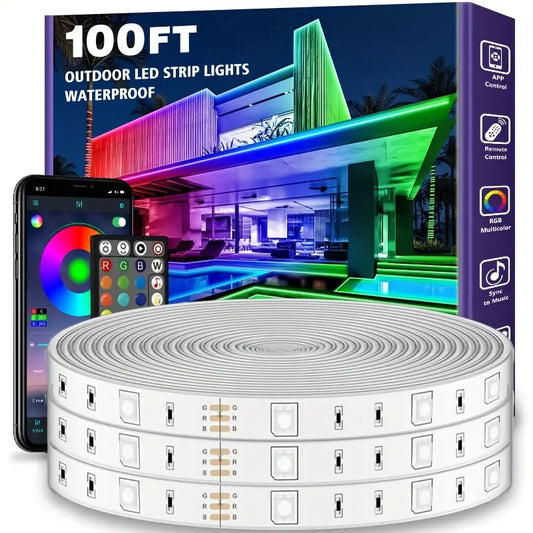 100Ft Outdoor LED Strip Lights
