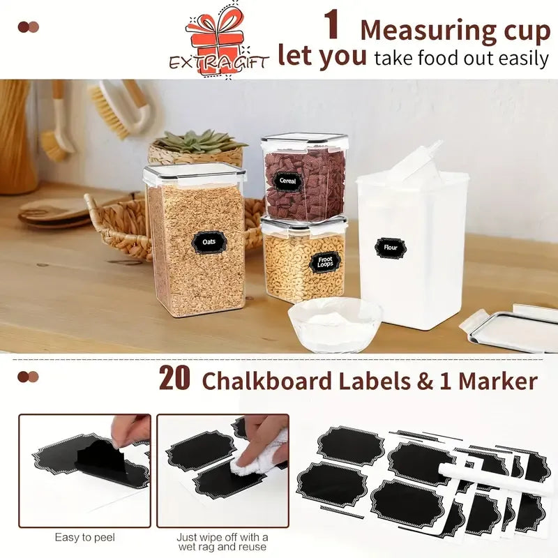 10 PCS Large Airtight Food Storage Containers