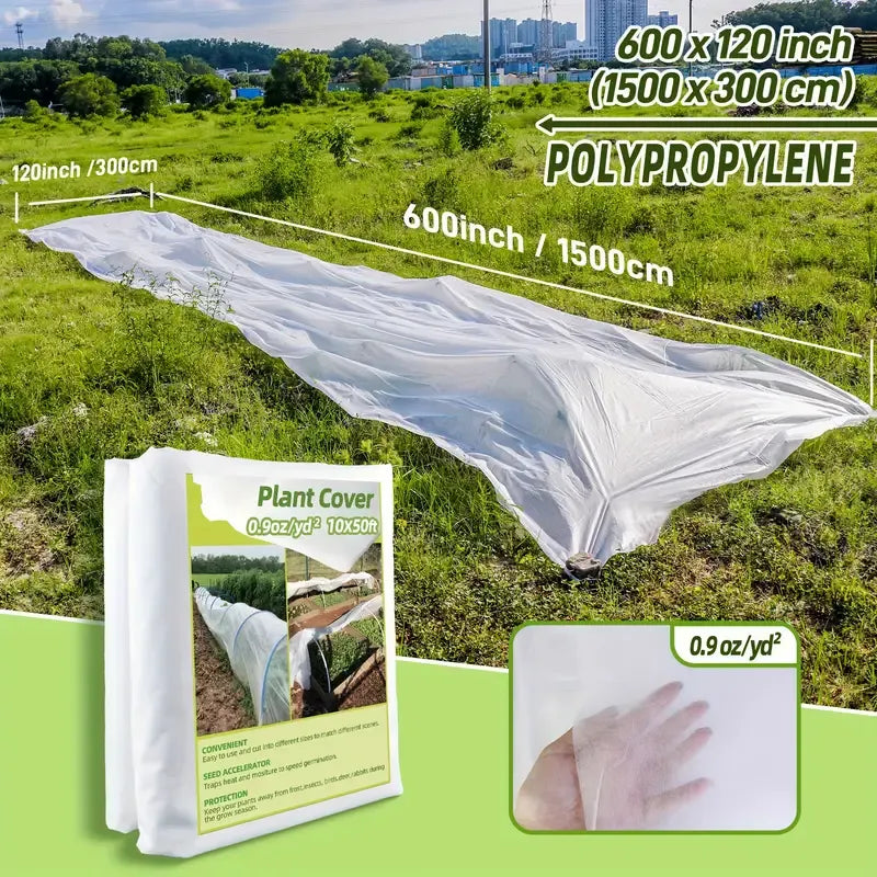 10 x 50 Ft Floating Row Covers for Gardens 2 Pcs