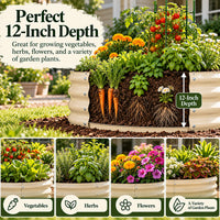 Round Raised Garden Beds