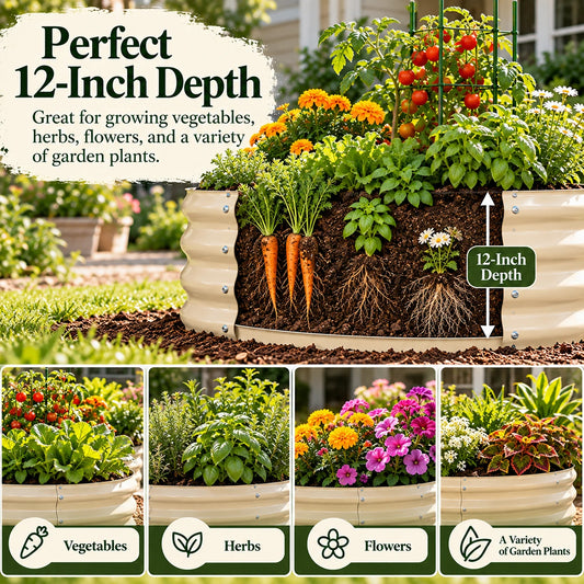 Round Raised Garden Beds
