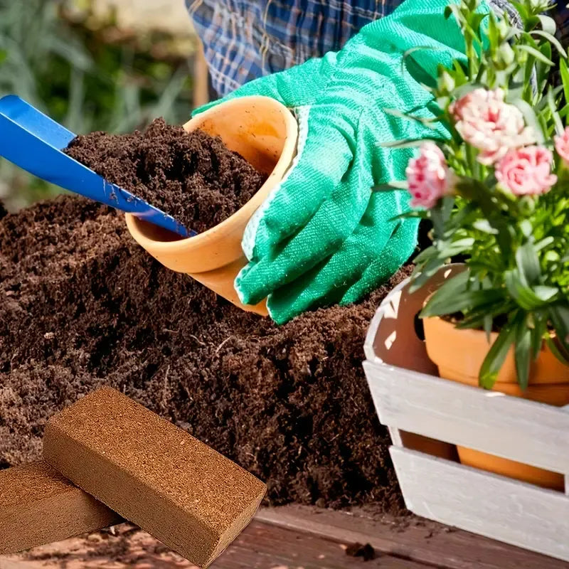 12 Pcs Compressed Coconut Coir Brick