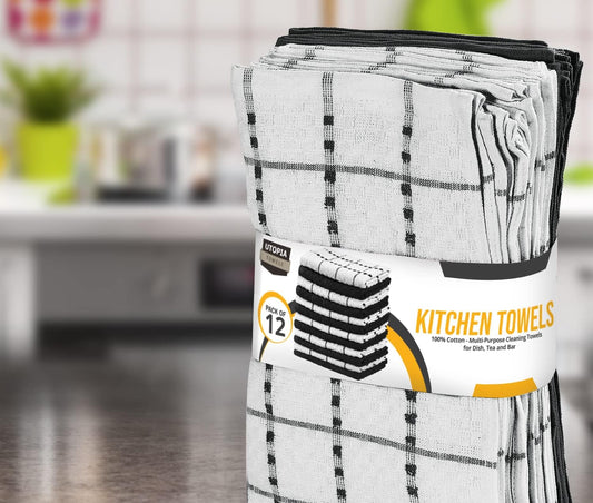  Linen Kitchen Towels 