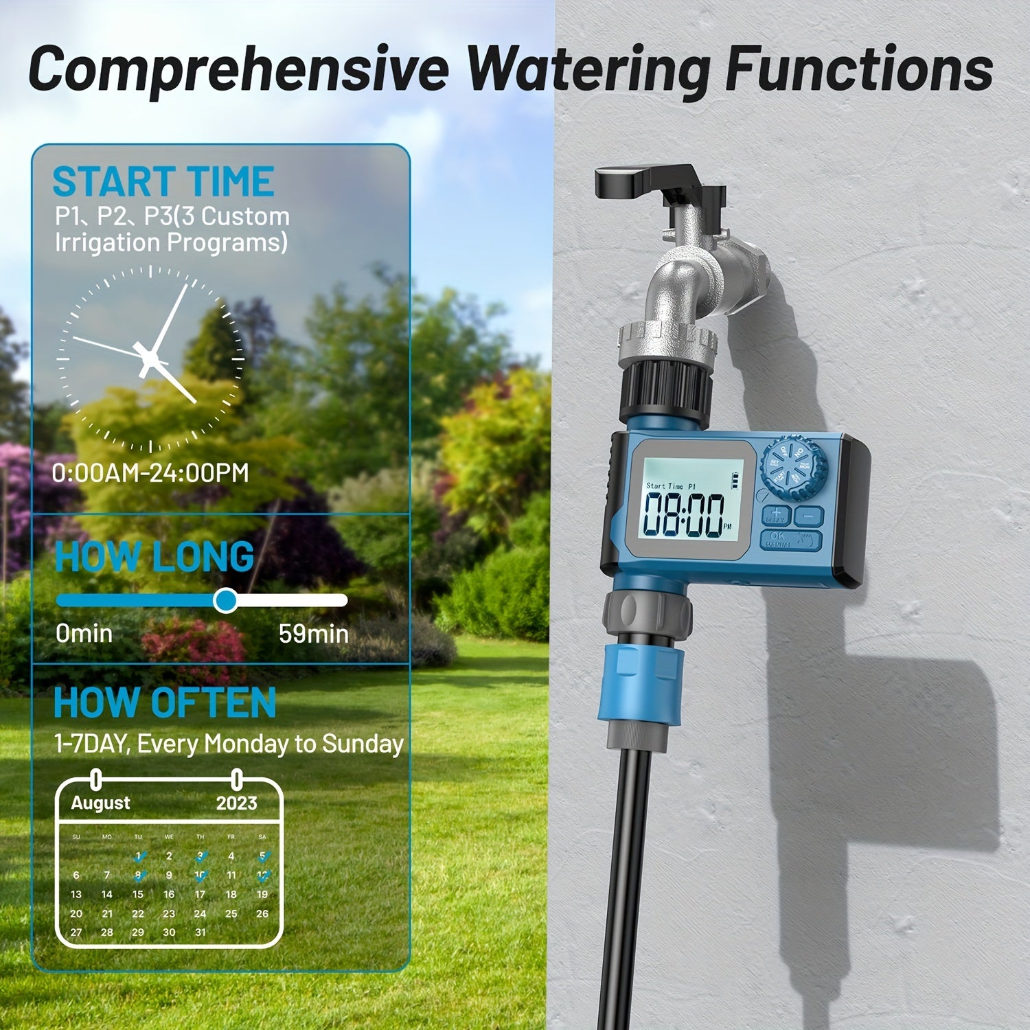 Smart Water Timer for Hose