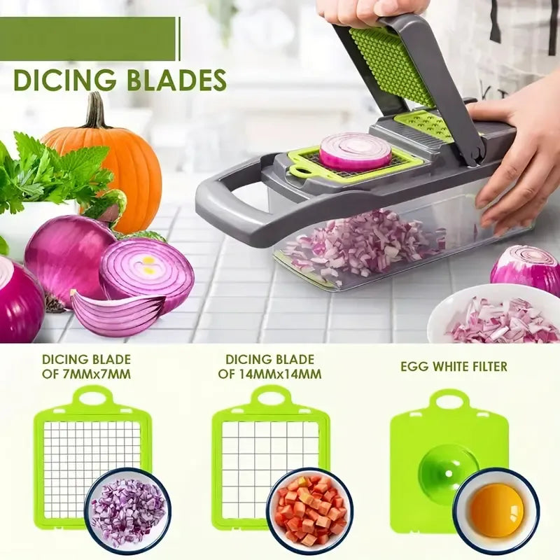 15-in-1 Vegetable Slicer | Onion Cutter |  Food Chopper