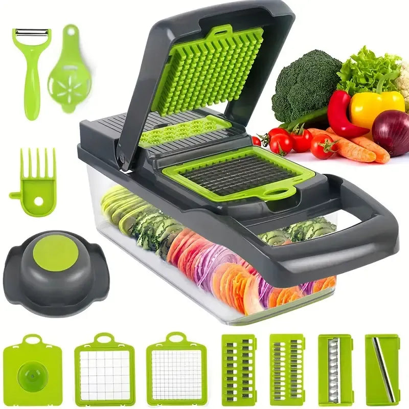 15-in-1 Vegetable Slicer | Onion Cutter |  Food Chopper