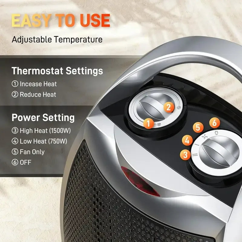 1500W Ceramic Heater