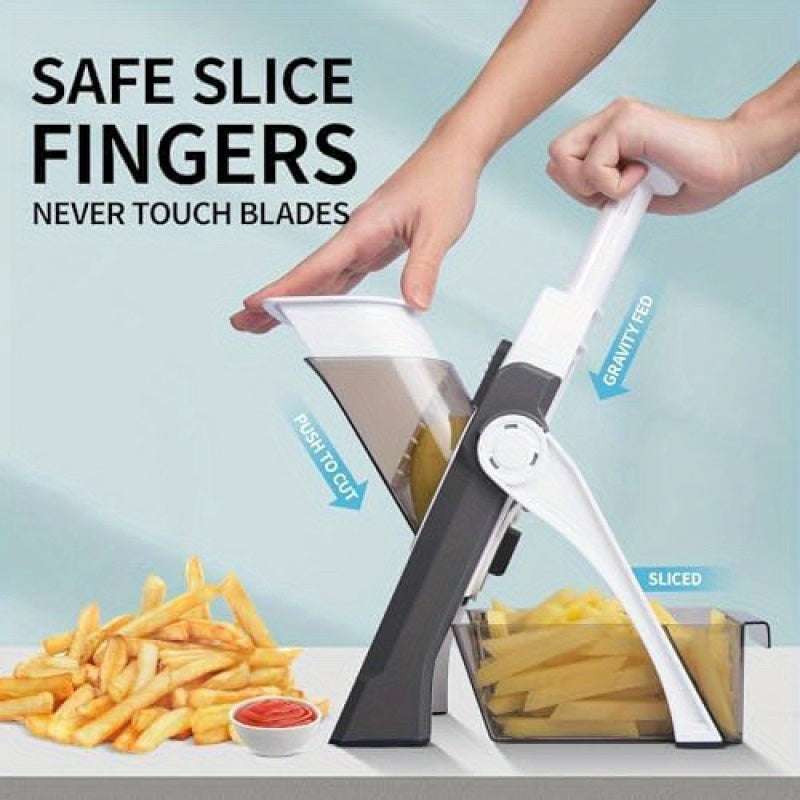 Vegetable Chopper Mandoline | Safety Food Slicer Cutter