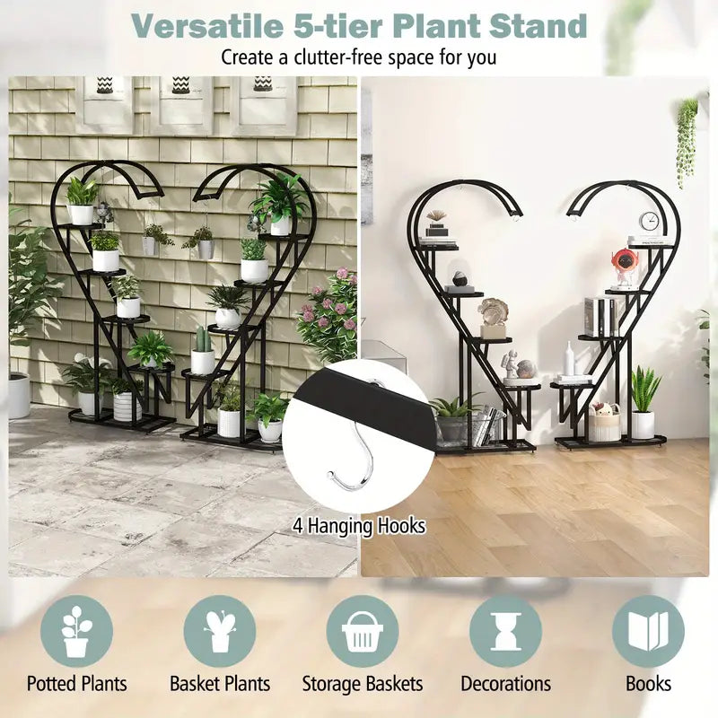 Heart Shaped Plant Stand