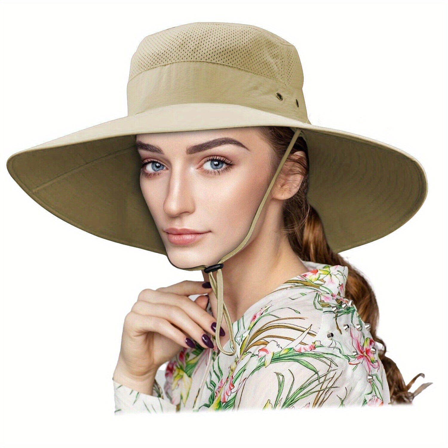 Wide Brimmed Bucket Hat for Men and Women