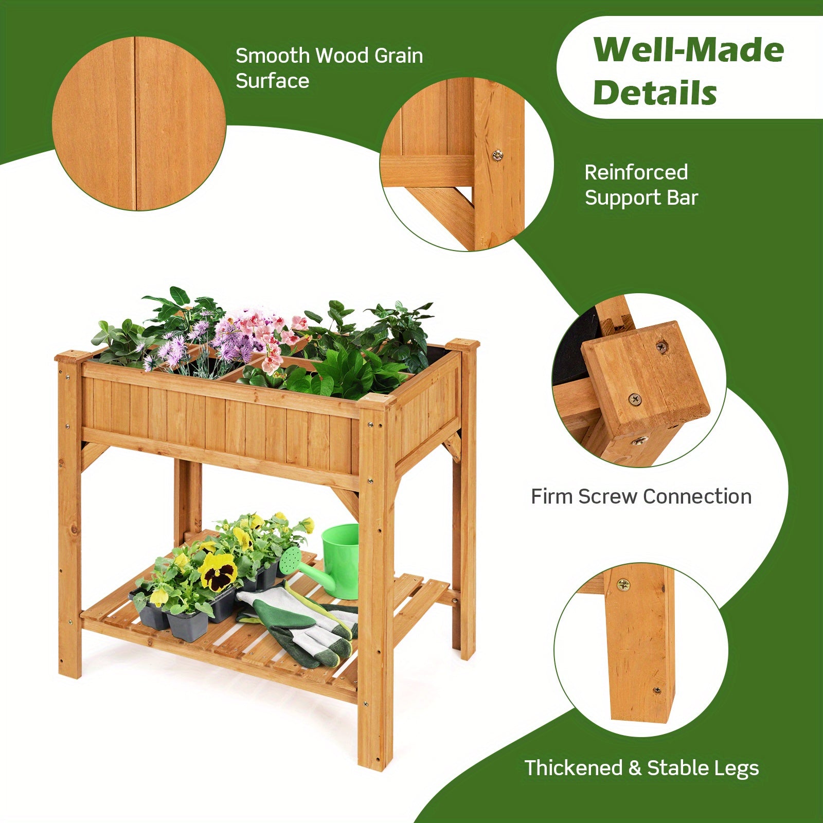 8 Grids Planter Box Kit