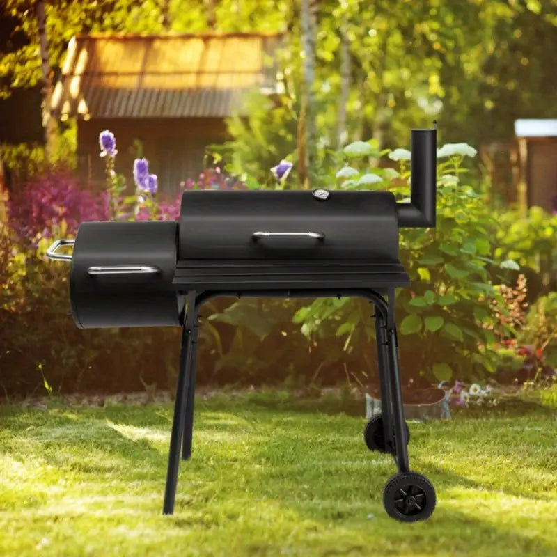 Charcoal BBQ Grill Large with Wheels