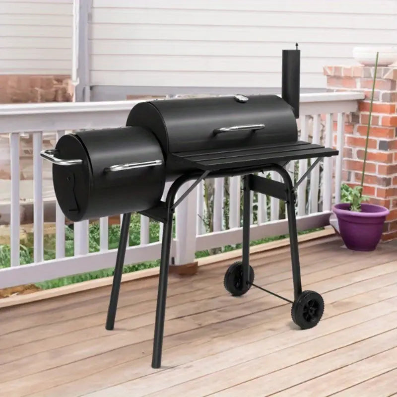 Charcoal BBQ Grill Large with Wheels