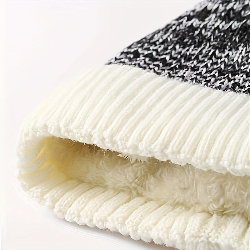 2 Pcs Fleece Winter Hat For Men and Women