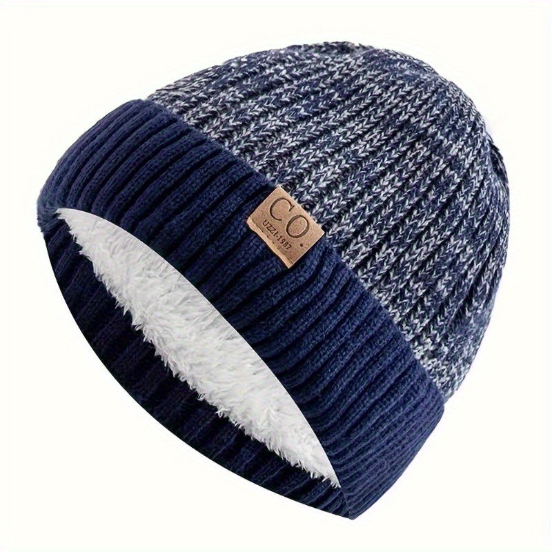 2 Pcs Fleece Winter Hat For Men and Women