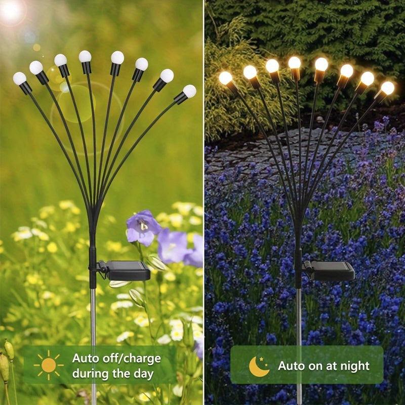 32 LED Firefly Solar Lights for Garden | RGB Garden Lights