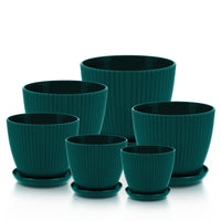 6 Pcs Set of Flower Pots