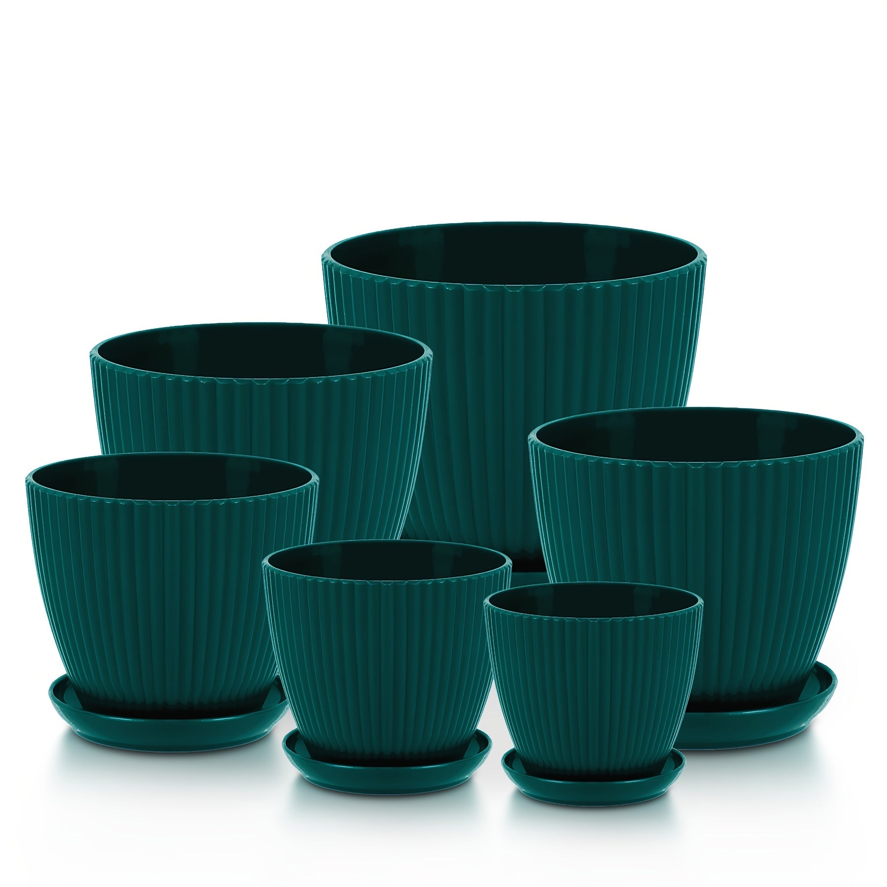 6 Pcs Set of Flower Pots