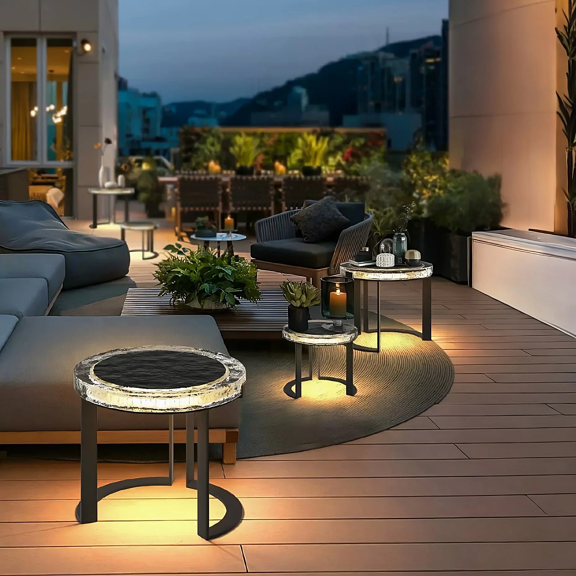 SOLAR GARDEN TABLE
