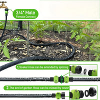 1 or 2 Pcs 25m Soaker Hose for Garden