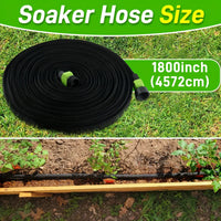 1 or 2 Pcs 25m Soaker Hose for Garden