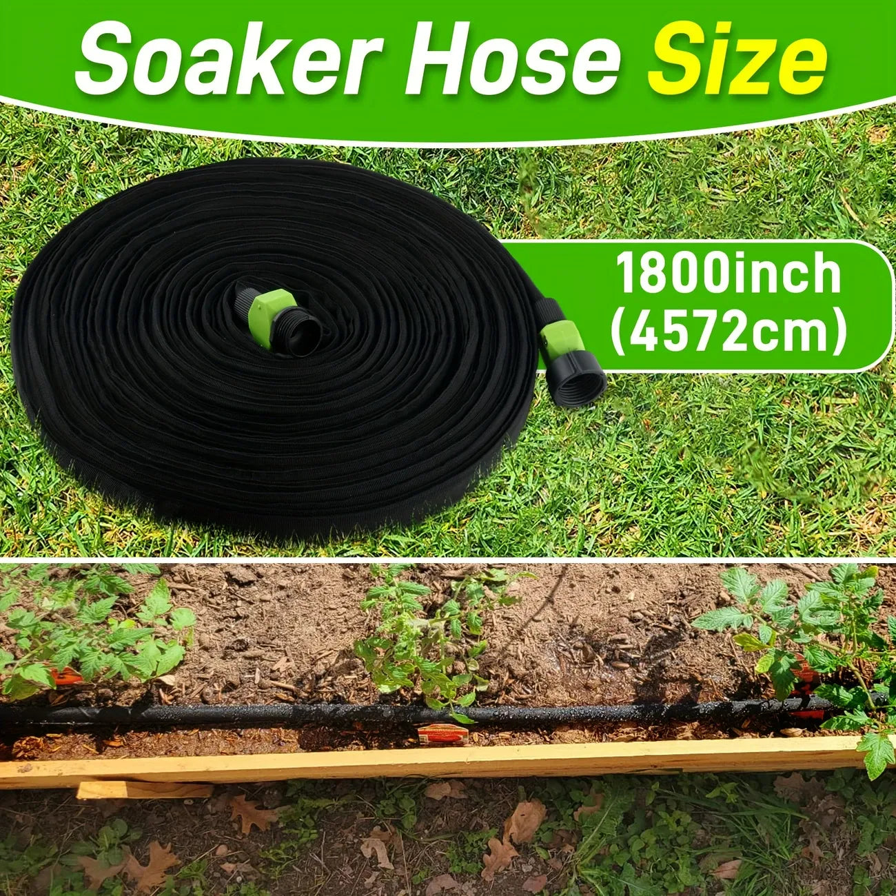 1 or 2 Pcs 25m Soaker Hose for Garden