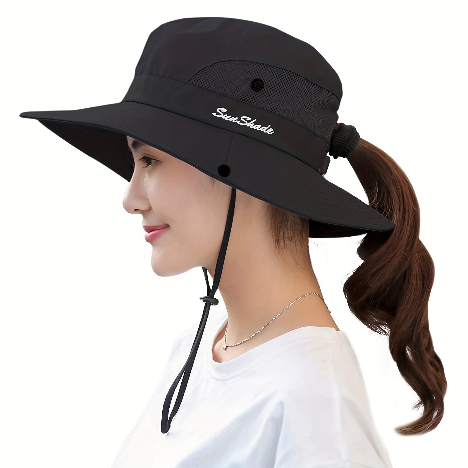 Unisex Wide Brim Bucket Hat