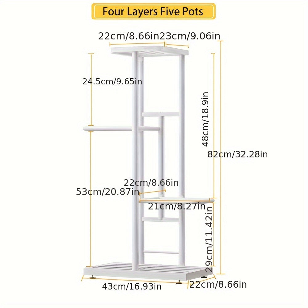 4 Tier Wrought Iron Plant Stands