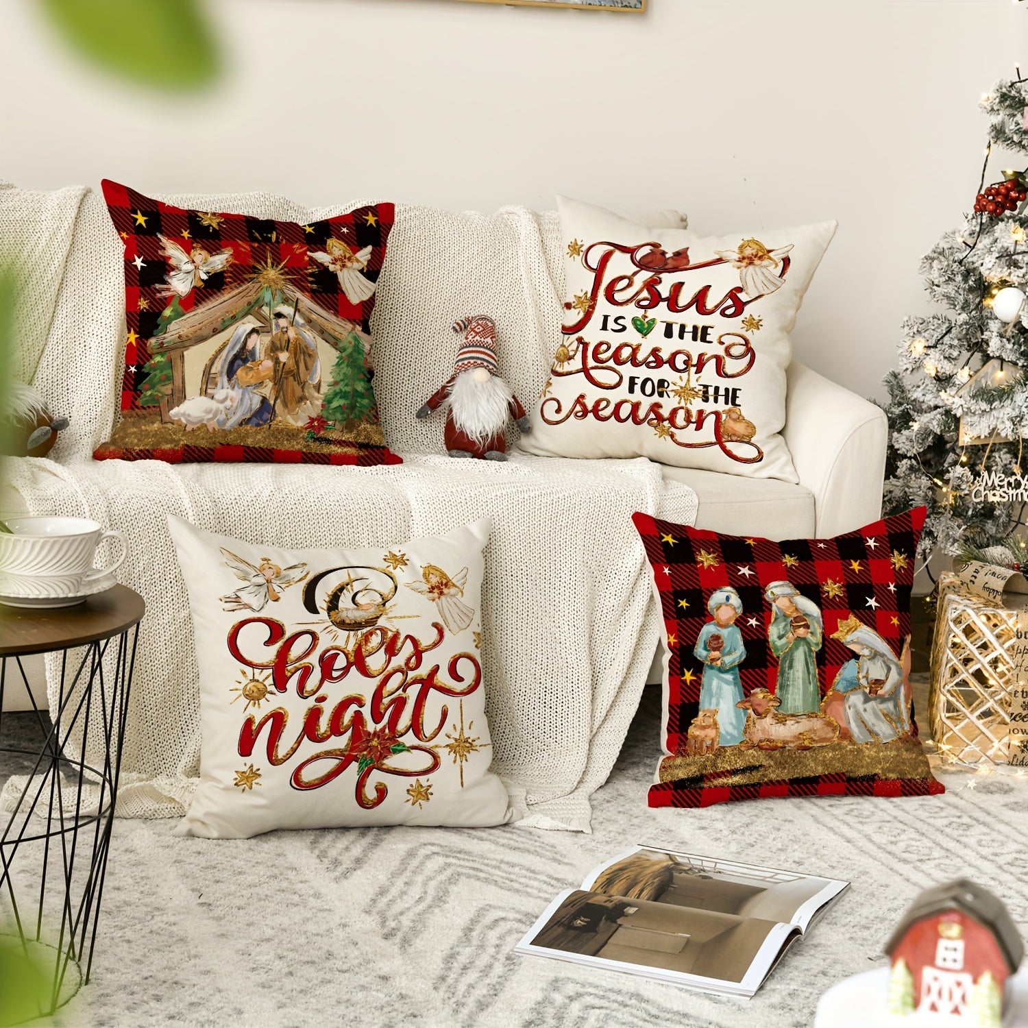 Christmas Decorative Pillow Covers