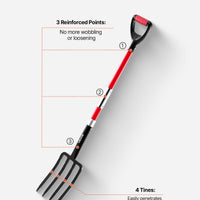 Long Handled Garden Fork