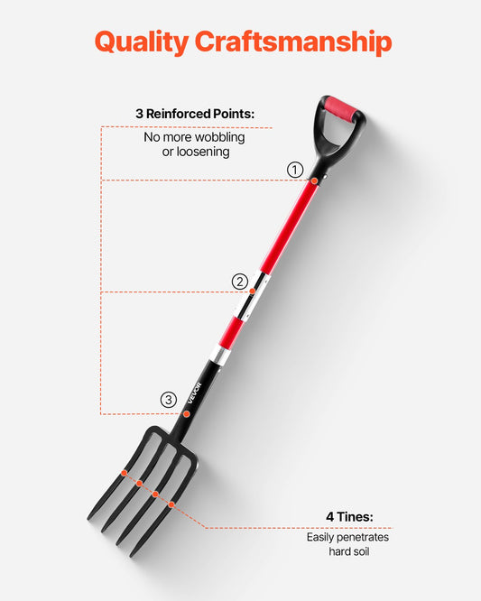 Long Handled Garden Fork