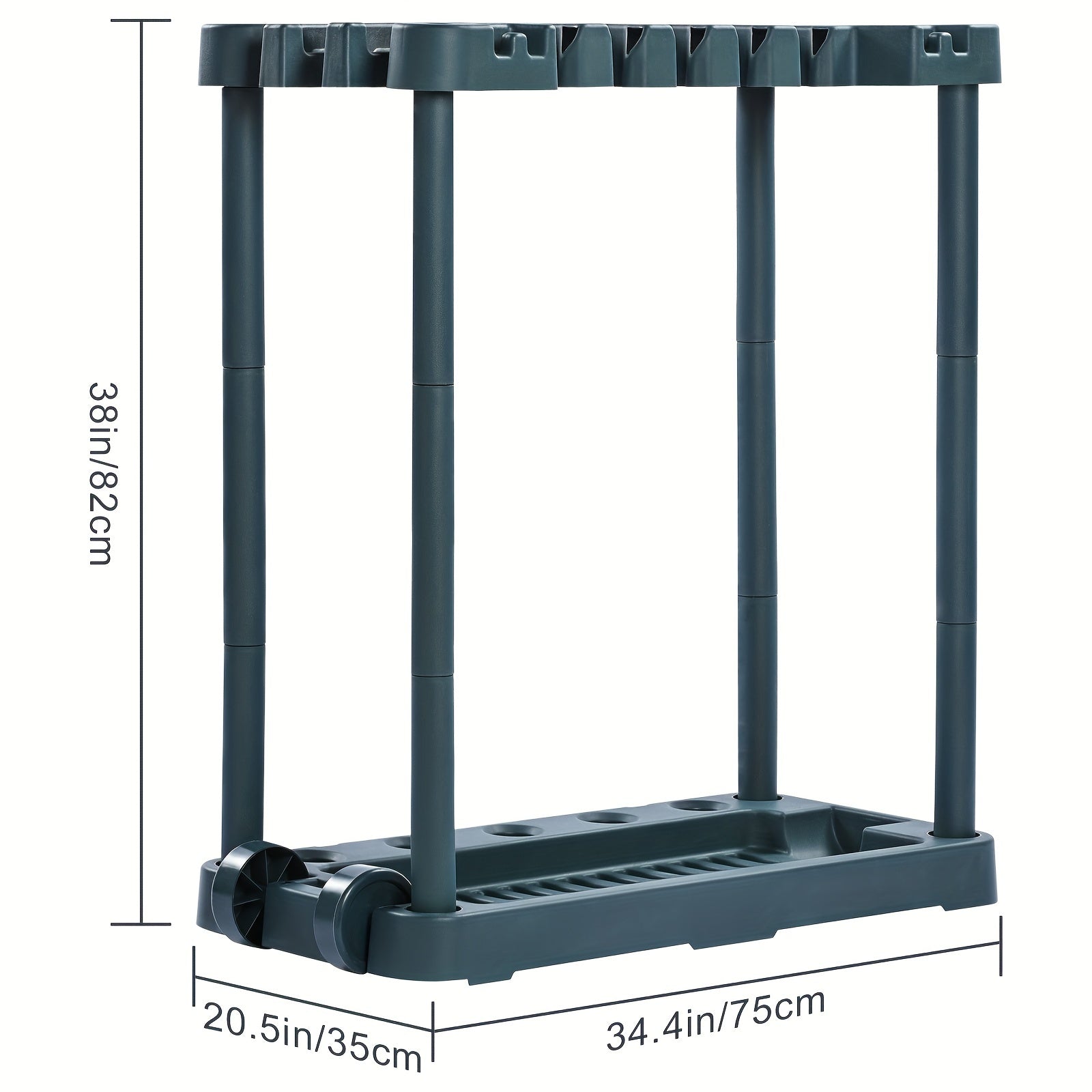 10 Slot Garden Tool Organizer