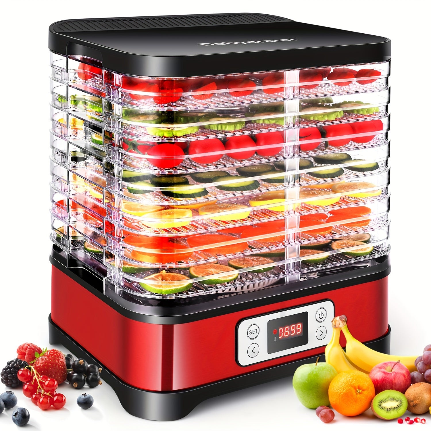 8 Tray Food Dehydrator - BPA-Free