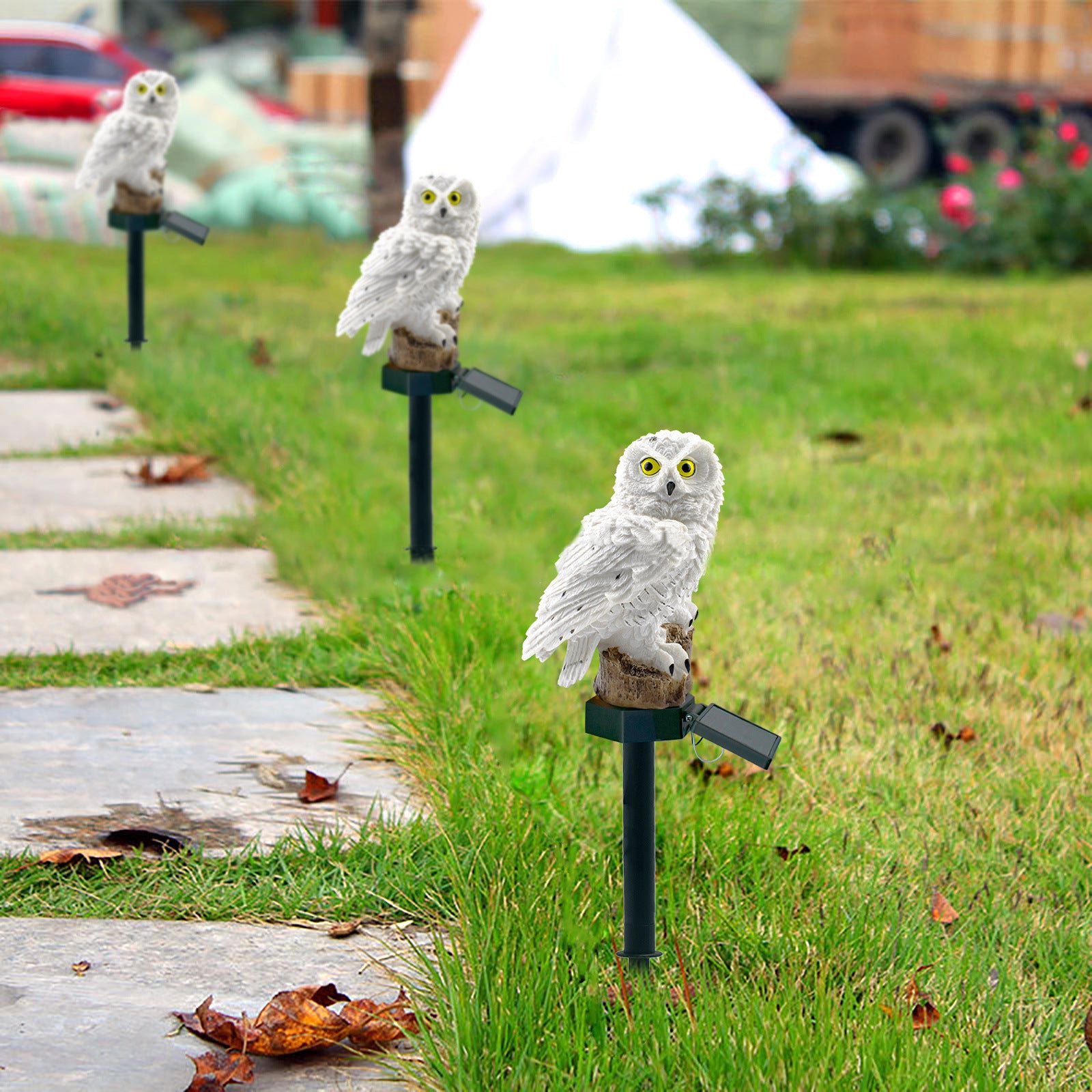 Owl Garden Decor | Solar Owl Garden Light