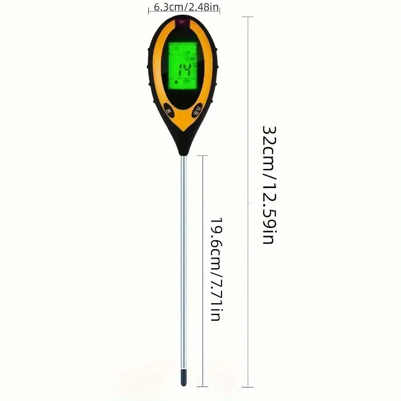 2 Pcs Digital Soil pH Meter