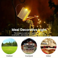 Solar Watering Can with Cascading Lights