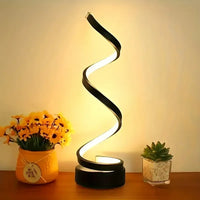 2 Pack Dimmable Spiral Table Lamp