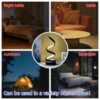 2 Pack Dimmable Spiral Table Lamp