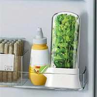 2 Pcs Herb Keeper For Refrigerator