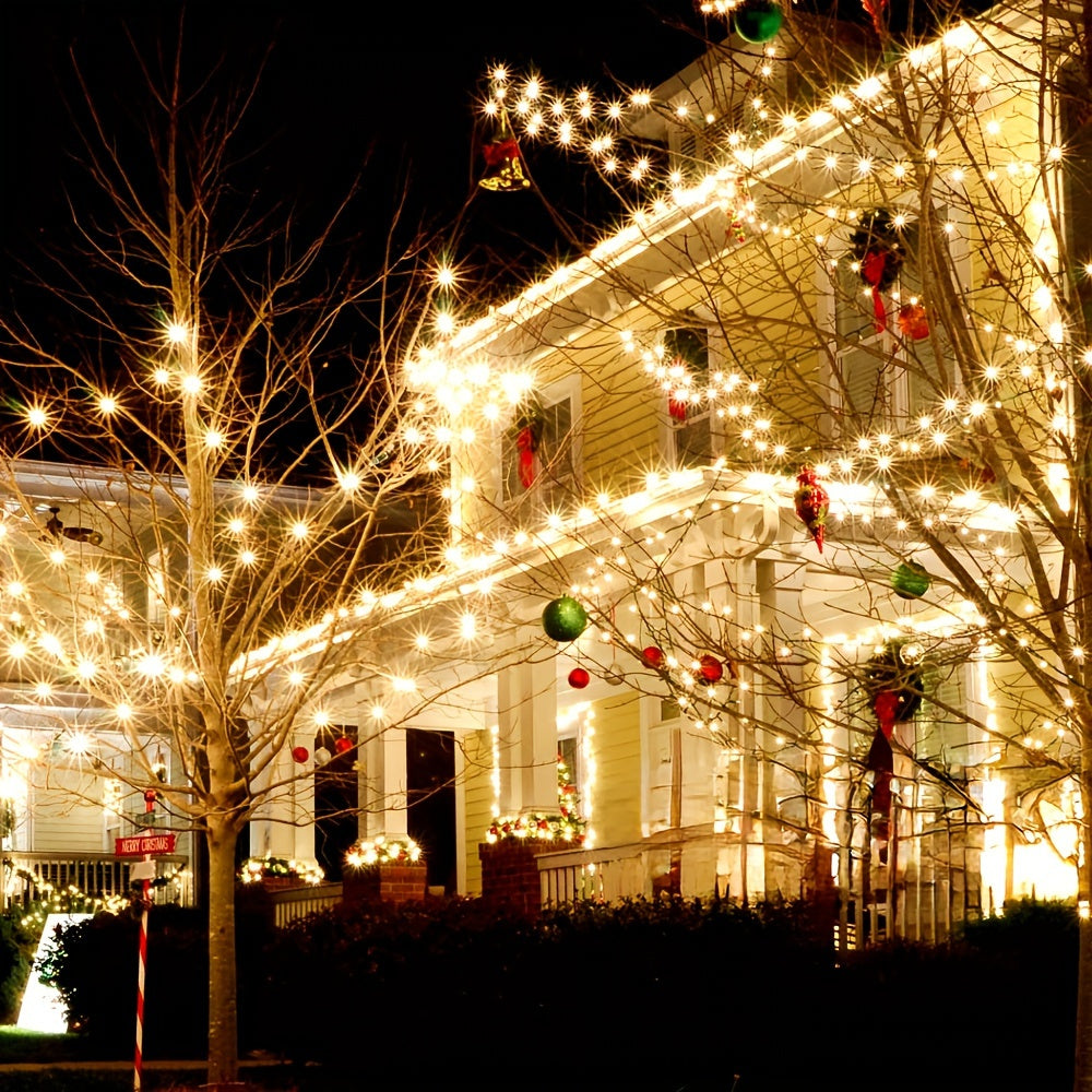 4Packs Solar Christmas String Lights