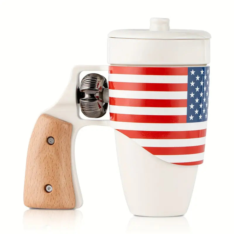 Novelty Coffee Mug | Ceramic Gun Coffee Mug |Gift for Men