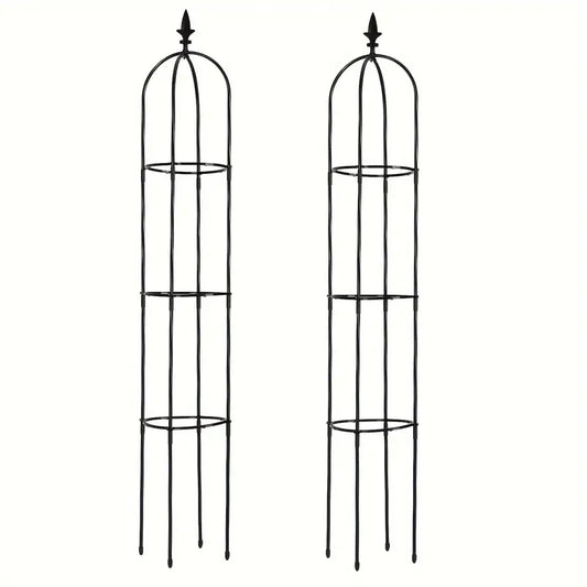 Trellis Obelisk,  Black Metal Trellis